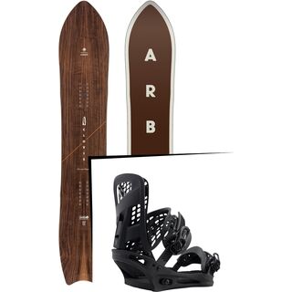 Set: Arbor Clovis 2017 + Burton Genesis X 2017, black marble - Snowboardset