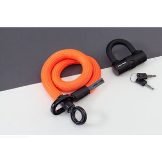 Tex-Lock Eyelet S 80 cm + U-Lock orange