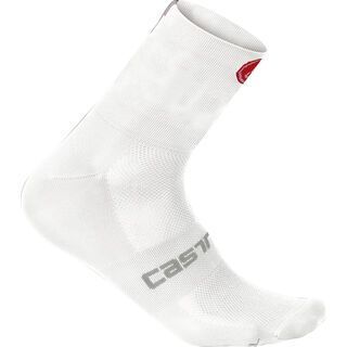 Castelli Quattro 9 Sock, white - Radsocken