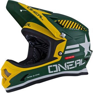 ONeal Fury Fidlock DH Helmet Evo Afterburner, green - Fahrradhelm