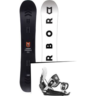 Set: Arbor Formula 2017 + Flow Five 2016, stormtrooper - Snowboardset