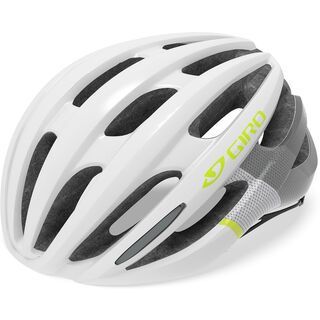 Giro Saga MIPS, matte white/citron - Fahrradhelm