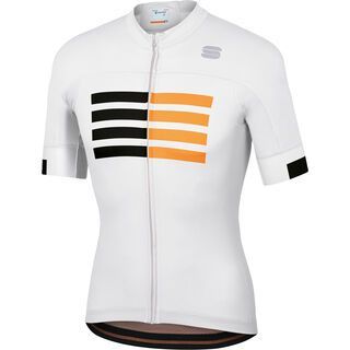 Sportful Wire Jersey, white/black/gold - Radtrikot