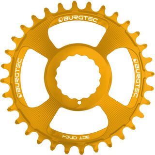 Burgtec Cinch Thick Thin Chainring bullion gold