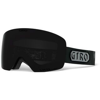 Giro Contour inkl. WS, black white hex/Lens: vivid jet black - Skibrille