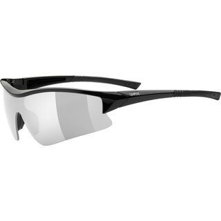 uvex Sportstyle 103 inkl. Wechselgläser, black/Lens: litemirror silver - Sportbrille