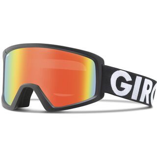 Giro Blok, black futura/persimmon blaze - Skibrille