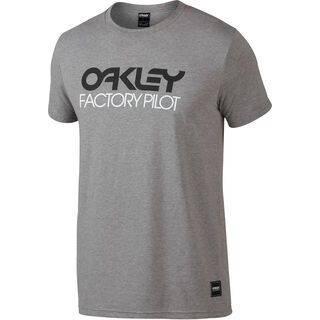 Oakley FP Logo S/S Tee, athletic heather grey - T-Shirt