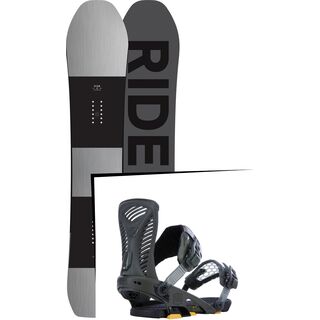 Set: Ride Timeless 2017 + Ride Capo 2015, matte olive - Snowboardset
