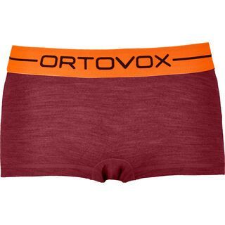 Ortovox 185 Merino Rock'n'wool Hot Pants W, dark blood blend - Unterhose