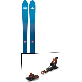 Set: DPS Skis Wailer F106 Foundation 2018 + Marker Kingpin 13 black/copper