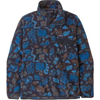 Patagonia Men's Lightweight Synchilla Snap-T Pullover across oceans: pitch blue