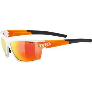 uvex sportstyle 113, white orange - Sportbrille