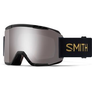 Smith Squad inkl. Wechselscheibe, black firebird/Lens: sun platinum mirror chromapop - Skibrille