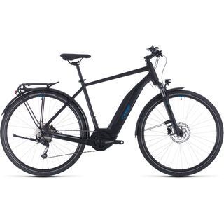 *** 2. Wahl *** Cube Touring Hybrid ONE 500 2020, black´n´blue - E-Bike | Größe 54 cm