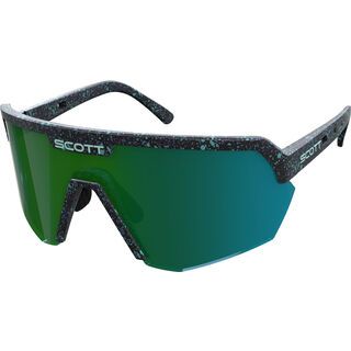 Scott Sport Shield - Green Chrome terrazzo black