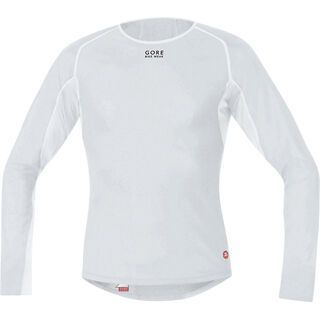 Gore Bike Wear Base Layer Windstopper Thermo Shirt Lang, light grey/white - Funktionsunterwäsche