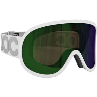 POC Retina Big, Hydrogen White/Bronze/Green mirror - Skibrille