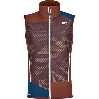 Ortovox Merino Naturtec Light Col Becchei Vest M clay orange