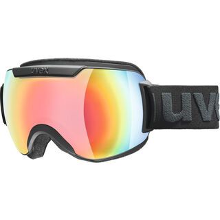 uvex downhill 2000 FM, black mat orange/Lens: mirror rainbow - Skibrille