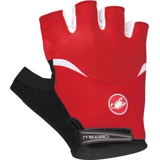 Castelli Arenberg Gel Glove, red/white - Fahrradhandschuhe