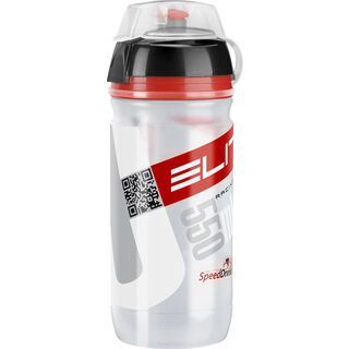 Elite Corsa MTB, transparent/rot - Trinkflasche