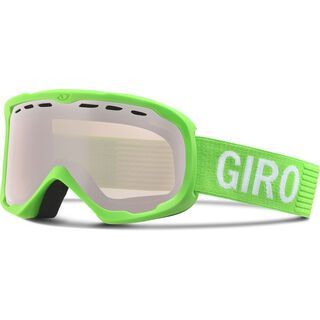 Giro Focus, bright green monotone/rose silver - Skibrille