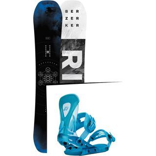 Set: Ride Berzerker 2017 + Ride Revolt 2016, aqua - Snowboardset