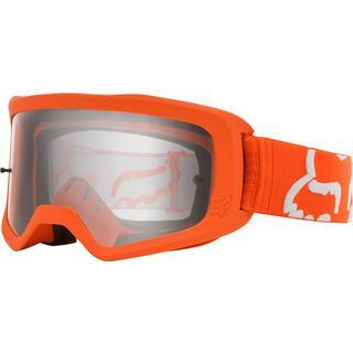 Fox Main Race Goggle, fluo orange/Lens: clear - MX Brille