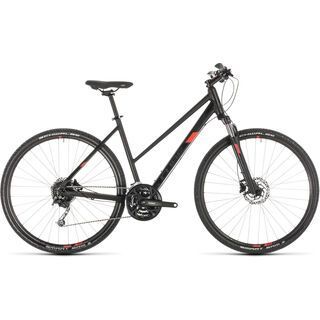 Cube Nature Pro Trapeze 2019, black´n´red - Fitnessbike