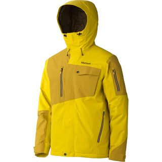 Marmot Tram Line Jacket, Yellow Vapor/Green Mustard - Skijacke