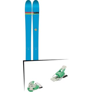 Set: Line Sick Day 102 2017 + Tyrolia Attack 12 110 mm, solid white mint - Skiset