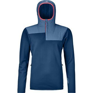 Ortovox Merino Fleece Plus Anorak W petrol blue