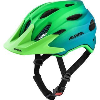 Alpina Carapax Jr. Flash, green-blue - Fahrradhelm