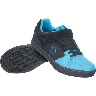 Scott FR 10 Clip Shoe, black/blue - Radschuhe