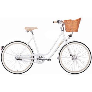 Creme Cycles Molly Chic 2015, white w/ dots - Cityrad