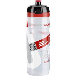 Elite Supercorsa, transparent/rot - Trinkflasche