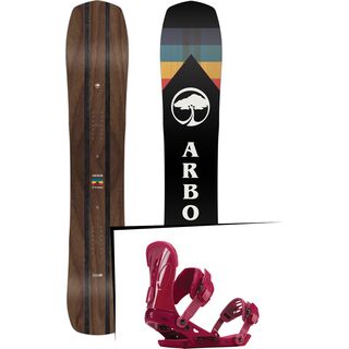 Set: Arbor A-Frame 2019 + Ride VXN maroon