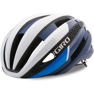 Giro Synthe MIPS, mat white blue - Fahrradhelm