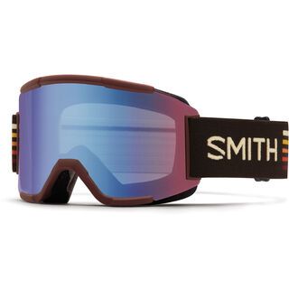 Smith Squad inkl. Wechselscheibe, sunset/Lens: blue sensor mirror - Skibrille