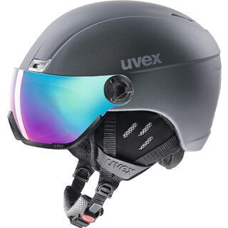 uvex hlmt 400 visor style, titanium mat - Skihelm