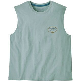 Patagonia Women's Clean Climb Roots Boxy Organic Tank thermal blue
