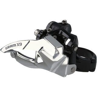 SRAM X9 Umwerfer - 2x10, Low-Clamp, Top-Pull
