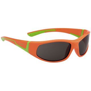 Alpina Flexxy Junior, orange green/Lens: ceramic mirror black - Sportbrille