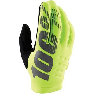 100% Brisker Glove, yellow/black - Fahrradhandschuhe