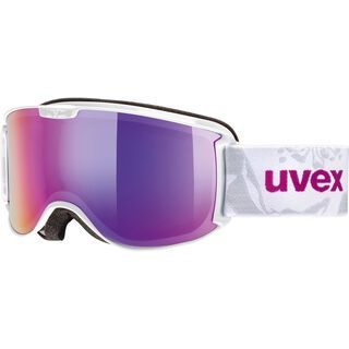 uvex skyper FM, white pink/Lens: mirror pink - Skibrille