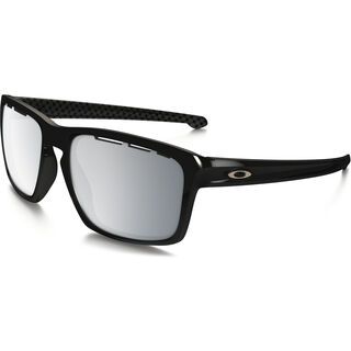 Oakley Sliver Halo Black Collection, polished black/Lens: chrome iridium - Sonnenbrille