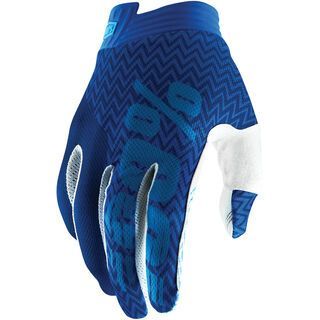 100% iTrack Glove blue/navy