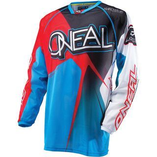 ONeal Hardwear Jersey Racewear Vented, black/red/blue - Radtrikot