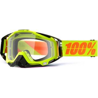100% Racecraft, neon sign/Lens: clear - MX Brille